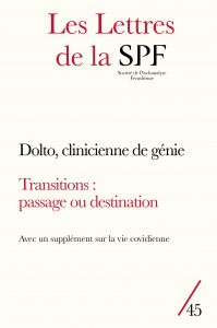 Couverture de la revue Les Lettres de la SPF n° 45